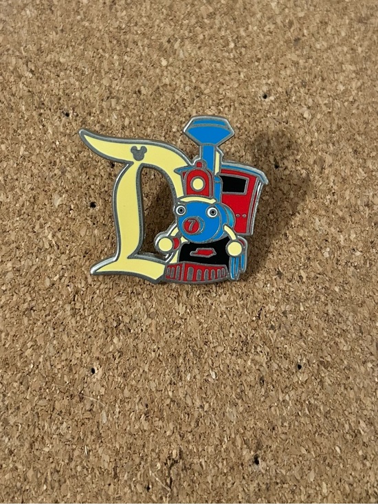 Disney Other - Hidden Mickey DLR Disneyland Casey Jr Circus Train D Logo Pin 2019